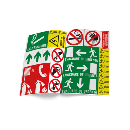 28 Autocolante obligatorii firme (2 coli A3)